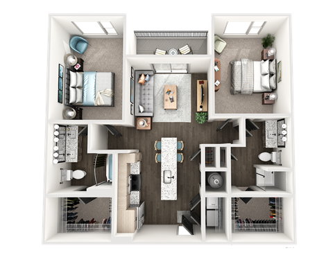 2 bed 2 bath D at The Wren Apartments, Lawrenceville , GA